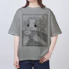 A33の漫画イラスト　平成レトロ Oversized T-Shirt