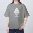 tamaccoのシマエナガかき氷 Oversized T-Shirt