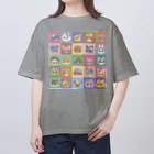 sachiko2004shopのFam& マルチカラー Oversized T-Shirt