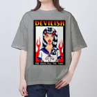 Demon Lord 9 tailsの『DEVILISH』 Oversized T-Shirt