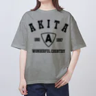 アージーの美の国、秋田 オーバーサイズTシャツ