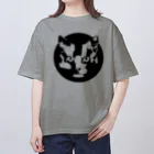 Fontaのジオメトリック猫 Oversized T-Shirt