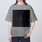 JapaneseArt Yui Shopのbone rabbit オーバーサイズTシャツ