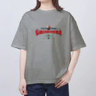 ハチミツラジかルの悪魔の学校のカレッジT（バスケ） Oversized T-Shirt