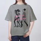 イラストレーターこたけゆか 公式オリジナルグッズのHEY LADIES!  オーバーサイズTシャツ