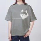 Poika_0906のこっち見てるハスT Oversized T-Shirt