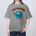 YOKAI BROSのVHS MONSTER クラックロゴ（オレンジ版） オーバーサイズTシャツ