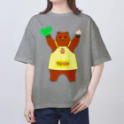 LalaHangeulの檀君神話 (단군신화)の熊さん オーバーサイズTシャツ