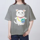 かまにゃん🐾鎌倉地域メディア"かまくらいふ”のかまにゃん🐾 オーバーサイズTシャツ