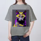 ながさわショップのnight cat Oversized T-Shirt