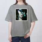 ZZRR12の夜空に響く猫耳の星の歌姫 Oversized T-Shirt