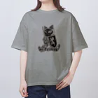 AXL CATのトリスタン (AXL CAT) オーバーサイズTシャツ