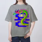 LalaHangeulの용 (龍)  ハングルデザイン   Oversized T-Shirt