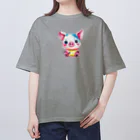 まみおデザインのso cute こぶたちゃん オーバーサイズTシャツ