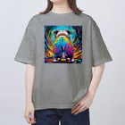 DREAMHOUSEの犬！(ブルドッグお尻バージョン) Oversized T-Shirt