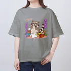 メリーショップの汚染嘆きアライグマ Oversized T-Shirt