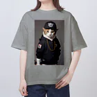 Be proudのヒップホップ猫 Oversized T-Shirt