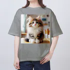 Creation CATのゴージャスCAT オーバーサイズTシャツ