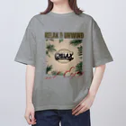 si-moのゆっくりまったりリラックス　Chillax!シリーズ Oversized T-Shirt