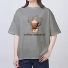 leisurely_lifeのCoffee Monster Java Oversized T-Shirt