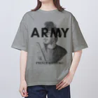 部屋とデニムとわたしのU.S.ARMYな聖徳太子さん オーバーサイズTシャツ