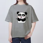 CO-ZOOのぱんだかわいい オーバーサイズTシャツ