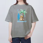 “すずめのおみせ” SUZURI店のだいきち（サマホリ） Oversized T-Shirt