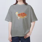 めろんぽっぷのお店だよのダイヤモンドバックテラピン（着色） Oversized T-Shirt