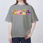 Lily bird（リリーバード）のマカロン文鳥ず オーバーサイズTシャツ