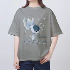 N-huluのエクレアブルー Oversized T-Shirt