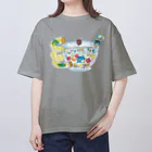 しじょるのペンギンとフルーツポンチ Oversized T-Shirt