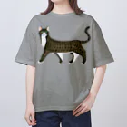 segasworksのきじしろねこ オーバーサイズTシャツ