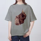 evaのねこ オーバーサイズTシャツ