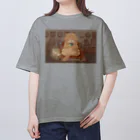 coeur.yu（クードットユー）の「眠れぬ夜の...」 Oversized T-Shirt