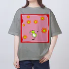 あるてみらのカエルちゃんと昭和テイスト Oversized T-Shirt