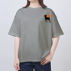 ミニピン クラブ minipin clubのminipin QRコード Goods！ Oversized T-Shirt