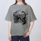 Alba spinaの砂漠の薔薇蠍 オーバーサイズTシャツ