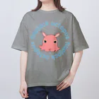 LalaHangeulのFlapjack Octopus(メンダコ) 英語バージョン オーバーサイズTシャツ