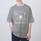 ぺんぎん24の和楽器大集合！(前面-ホワイト) Oversized T-Shirt