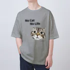 みきぞーん｜保護猫 ミッキー画伯と肉球とおともだちのmar オーバーサイズTシャツ