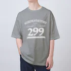 ねこま制作所の299はニクキューです。 オーバーサイズTシャツ