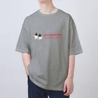 ヤママユ(ヤママユ・ペンギイナ)のロックホッパー×ピクセルロゴ Oversized T-Shirt