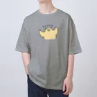 yukkeのムキムキのハムちゃん（パワー） オーバーサイズTシャツ