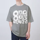 晴れ文字屋のNUMBER Oversized T-Shirt