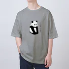 江姫みかん館【パンダ】の反省してるパンダ Oversized T-Shirt