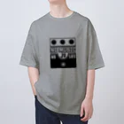 QUQU_WORKSのノーミュージックノーライフ ビッグマフデザイン ブラック Oversized T-Shirt