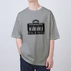 QUQU_WORKSのジャックポット スリーセヴン ブラック Oversized T-Shirt