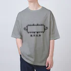 Rints_co_boの鋸歯と唐草　四角 Oversized T-Shirt