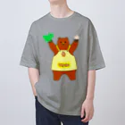 LalaHangeulの檀君神話 (단군신화)の熊さん オーバーサイズTシャツ