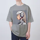 AI Creative Hub（AIクリエイティブハブ）のAIアンドロイド Oversized T-Shirt